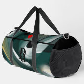 Zwart Grote Gym Duffel Bag Trend Abstract Groen Plunjezak (Rechterhoek)