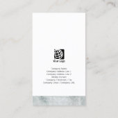 Zwart Grunge Achtergrond Professioneel Visitekaart Visitekaartje (Achterkant)