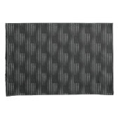  zwart grunge Amerikaanse vlag dubbele patroon Kussensloop (Voorkant-Rechts)