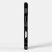  Zwart Grunge USA Amerikaans Vlag Patroon Case-Mate iPhone Case (Achterkant / Rechts)