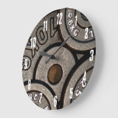 Zwart Gym Gewichten Fitness Grote Klok (Hoek)