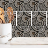 Zwart Gym Gewichten Fitness Tegeltje