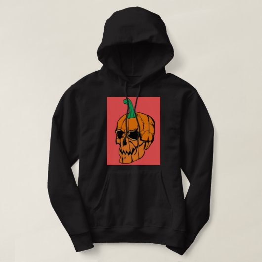 Zwart Halloween Hoodie (Design voorkant)