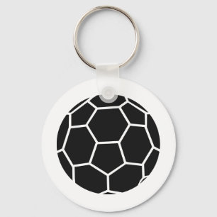 zwart handbalpictogram sleutelhanger
