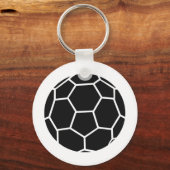 zwart handbalpictogram sleutelhanger (Voorkant)