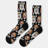 Zwart handboek afdrukken sokken (Links)