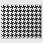 Zwart handdoekpapier cadeaupapier (Vlak)