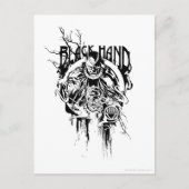 Zwart handje 0 Grafisch collage, zwart en wit Briefkaart (Voorkant)