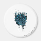 Zwart handje - Grafisch collage Magneet (Voorkant)