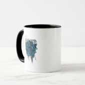 Zwart handje - Grafisch collage Mok (Voorkant links)