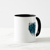 Zwart handje - Grafisch collage Mok (Voorkant rechts)