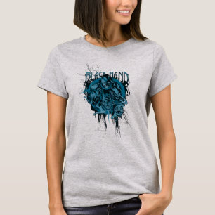 Zwart handje - Grafisch collage T-shirt