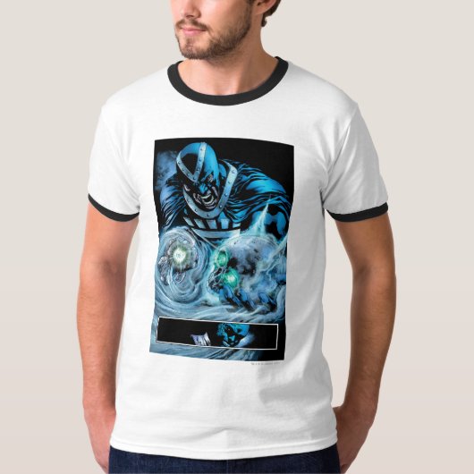 Zwart handje met schedel paneel t-shirt (Voorkant)