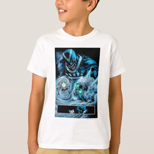 Zwart handje met schedel paneel t-shirt (Voorkant)