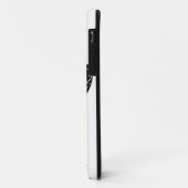 Zwart handschrift afdrukken met witte kleuren Case-Mate iPhone case (Achterkant/links)