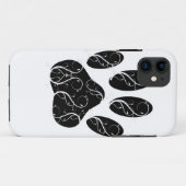 Zwart handschrift afdrukken met witte kleuren Case-Mate iPhone case (Achterkant (horizontaal))