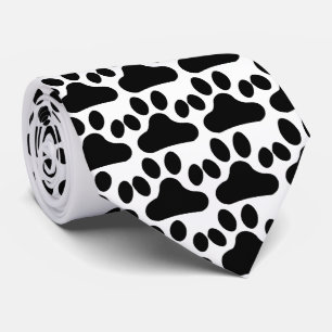 Zwart handschrift afdrukken stropdas