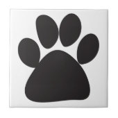 Zwart handschrift afdrukken tegeltje (Voorkant)