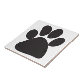 Zwart handschrift afdrukken tegeltje (Zijkant)