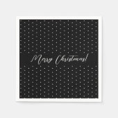 Zwart handschrift servet (Voorkant)