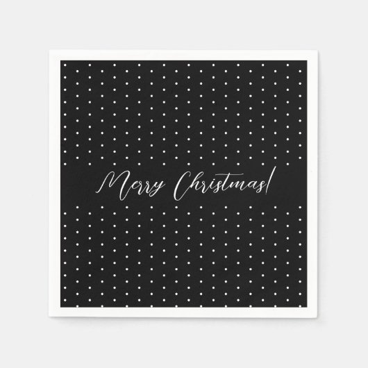 Zwart handschrift servet (Voorkant)