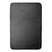 Zwart handvormontwerp voor hexagon badmat (Voorkant Verticaal)