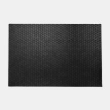 Zwart handvormontwerp voor hexagon