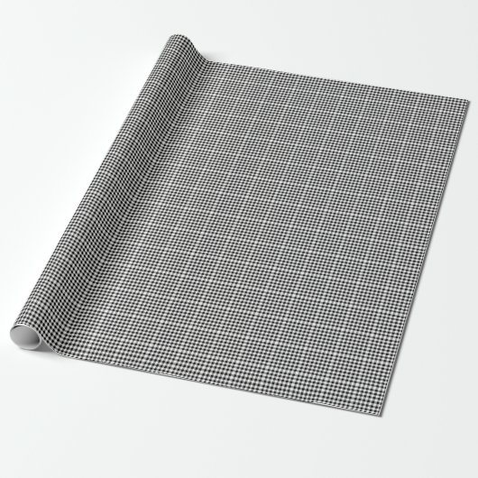 Zwart handwerkpapier voor gingham cadeaupapier (Uitgerold)