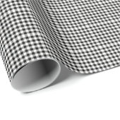 Zwart handwerkpapier voor gingham cadeaupapier (Rol Hoek)