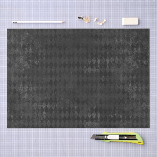 zwart Harlequin-papier Tissuepapier (Craft)
