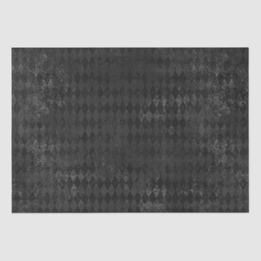 zwart Harlequin-papier Tissuepapier (Voorkant)