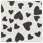 Zwart hart Aangepaste achtergrondkleur Stof (Close Up)