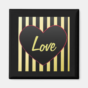 Zwart hart, "Liefde" magneet