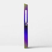 Zwart hart met sterren op regenboog Case-Mate iPhone case (Achterkant / Links)