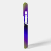 Zwart hart met sterren op regenboog Case-Mate iPhone case (Achterkant / Links)