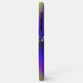 Zwart hart met sterren op regenboog Case-Mate iPhone case (Achterkant/links)