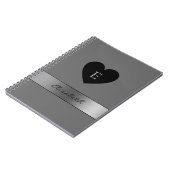 Zwart hart notitieboek (Linkerzijde)