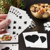 Zwart hart speelkaarten (Insitu)