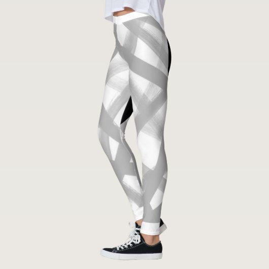 Zwart hart terug leggings (Links)