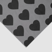 Zwart hart tissuepapier (Detail)
