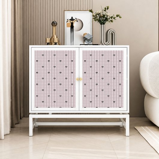 Zwart Hart Vintage Kant Decoupage Tissuepapier