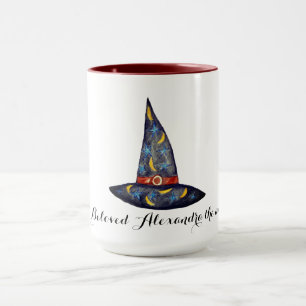 Zwart heks Pet, Sterren Halloween Mok