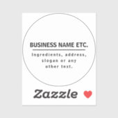 Zwart & helder multi-purpose doorzichtig sticker (Vel)