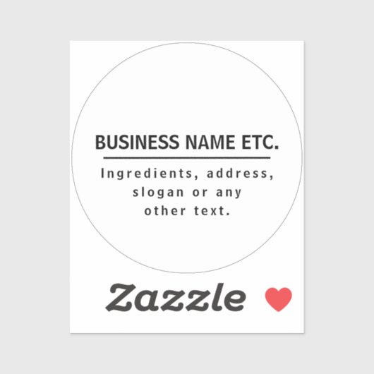 Zwart & helder multi-purpose doorzichtig sticker (Vel)