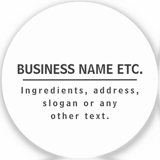 Zwart & helder multi-purpose doorzichtig sticker (Voorkant)