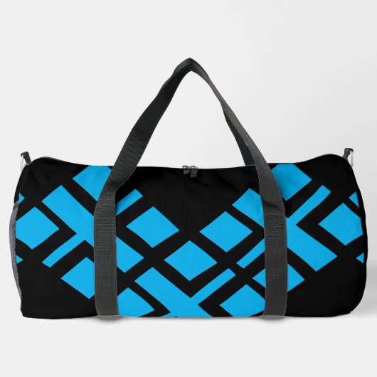 Zwart Hemelsblauw Plunjezak (Achterkant)