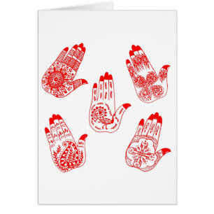 Zwart Henna Tattoo Handen