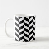 Zwart herringbone koffiemok (Links)