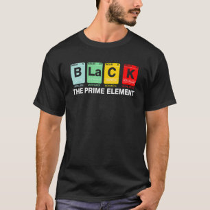 Zwart Het belangrijkste element Black History Mont T-shirt