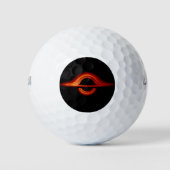 Zwart-heupschijf Golfballen (Voorkant)